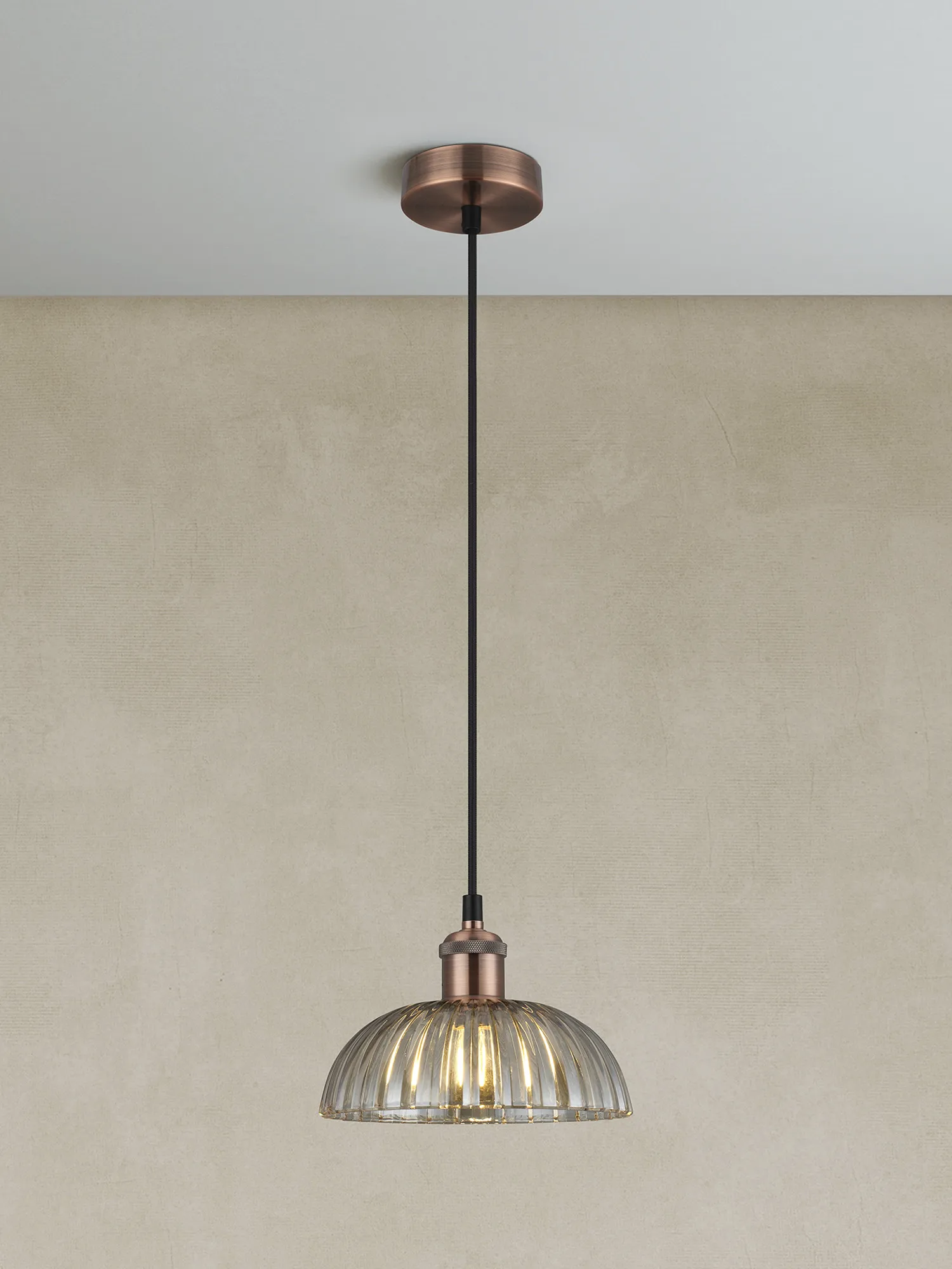 Walter-Antique Copper Ceiling Lights Deco Single Pendant
